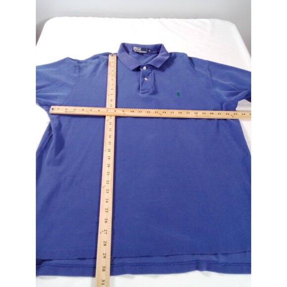Men's Polo By Ralph‎ Lauren Short Sleeve Polo Shirt Size XL Purplish Blue... - Picture 8 of 9